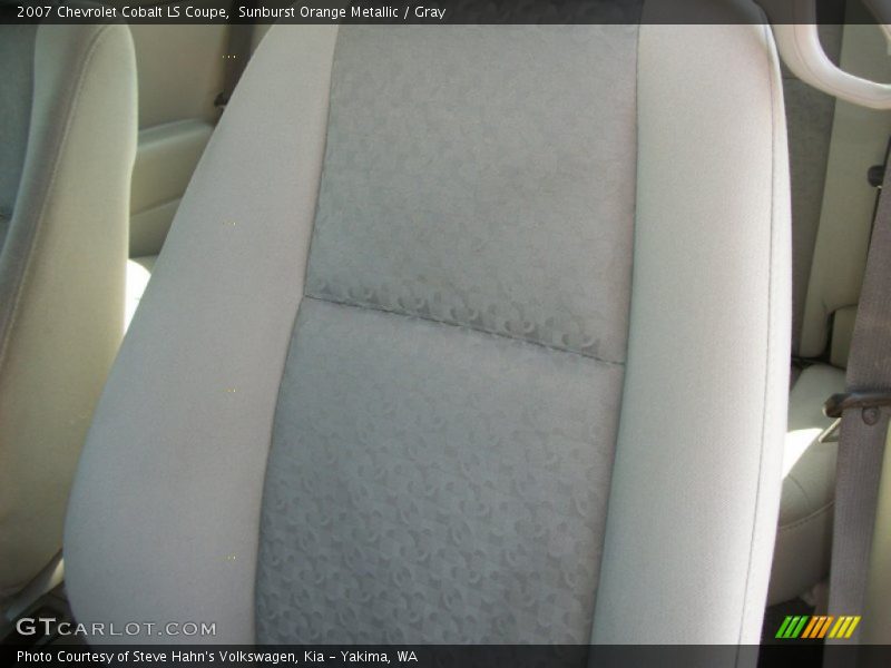 Sunburst Orange Metallic / Gray 2007 Chevrolet Cobalt LS Coupe