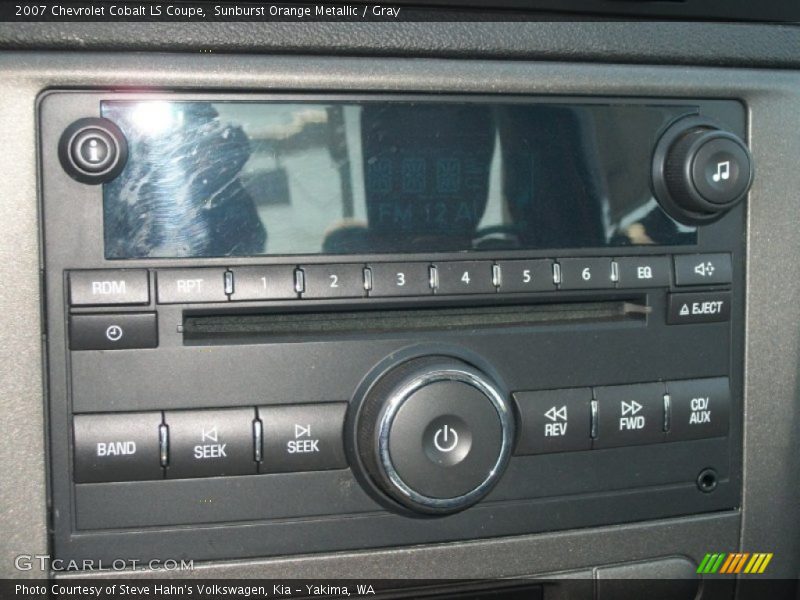 Sunburst Orange Metallic / Gray 2007 Chevrolet Cobalt LS Coupe