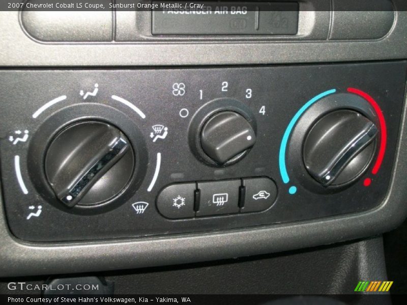 Sunburst Orange Metallic / Gray 2007 Chevrolet Cobalt LS Coupe