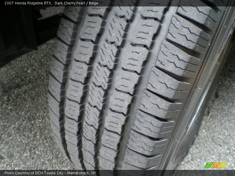 Dark Cherry Pearl / Beige 2007 Honda Ridgeline RTX