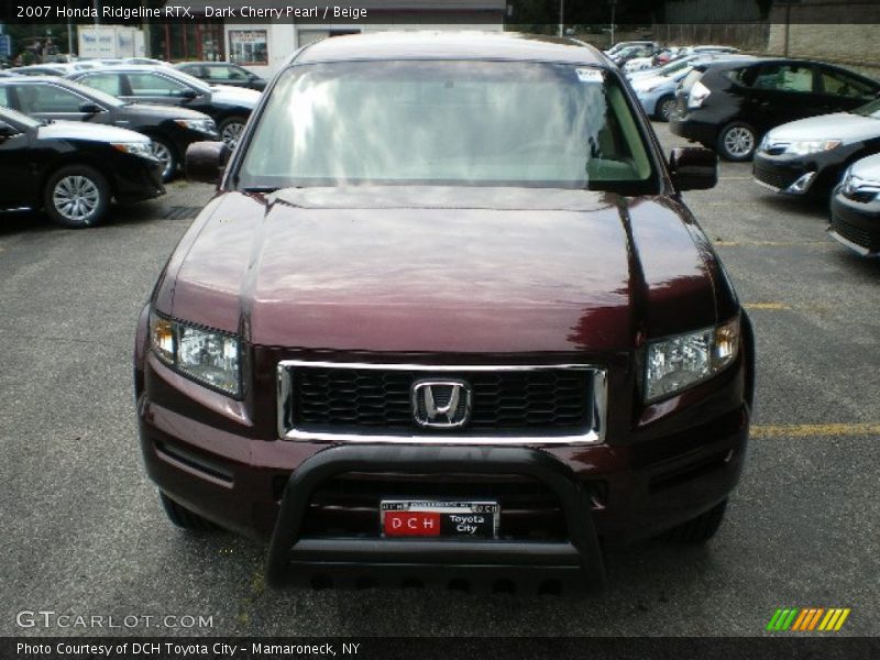 Dark Cherry Pearl / Beige 2007 Honda Ridgeline RTX
