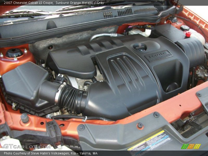 Sunburst Orange Metallic / Gray 2007 Chevrolet Cobalt LS Coupe