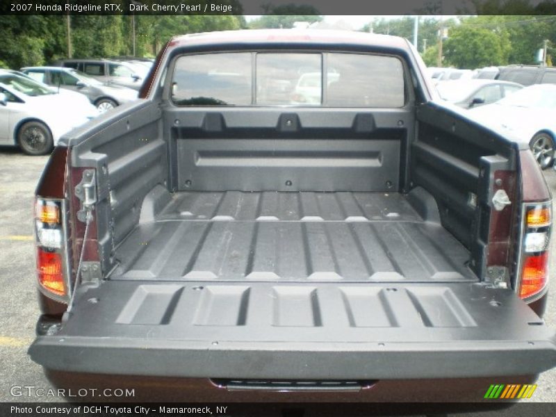 Dark Cherry Pearl / Beige 2007 Honda Ridgeline RTX