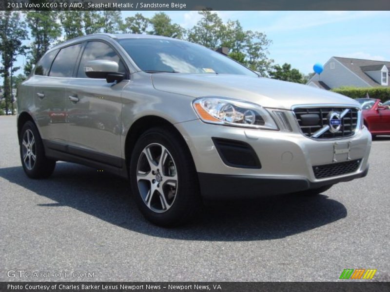 Seashell Metallic / Sandstone Beige 2011 Volvo XC60 T6 AWD