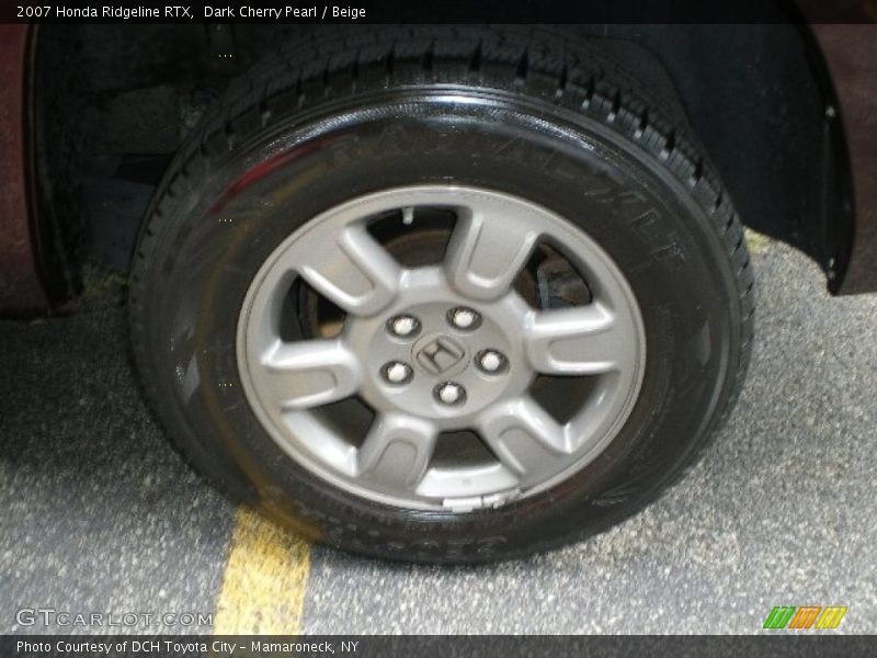 Dark Cherry Pearl / Beige 2007 Honda Ridgeline RTX