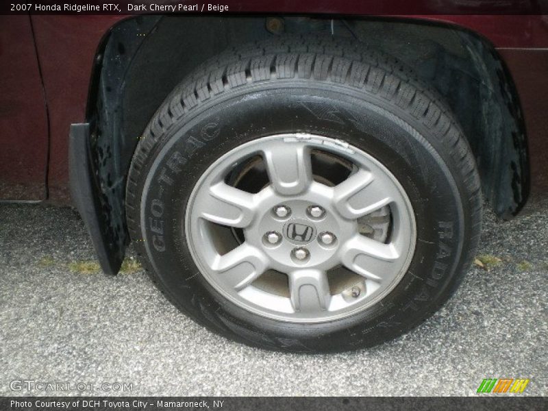 Dark Cherry Pearl / Beige 2007 Honda Ridgeline RTX