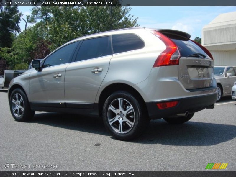 Seashell Metallic / Sandstone Beige 2011 Volvo XC60 T6 AWD
