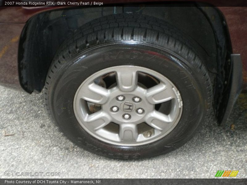 Dark Cherry Pearl / Beige 2007 Honda Ridgeline RTX