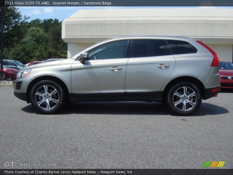 Seashell Metallic / Sandstone Beige 2011 Volvo XC60 T6 AWD