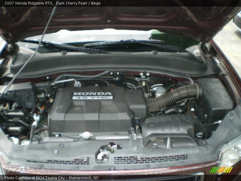 Dark Cherry Pearl / Beige 2007 Honda Ridgeline RTX