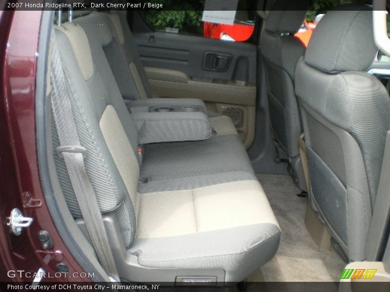 Dark Cherry Pearl / Beige 2007 Honda Ridgeline RTX