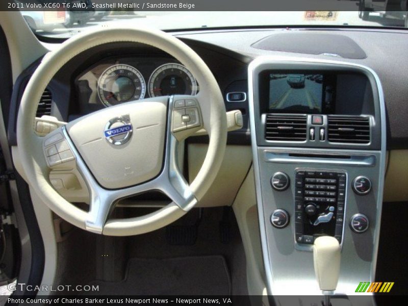 Seashell Metallic / Sandstone Beige 2011 Volvo XC60 T6 AWD