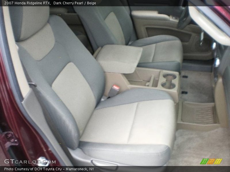 Dark Cherry Pearl / Beige 2007 Honda Ridgeline RTX