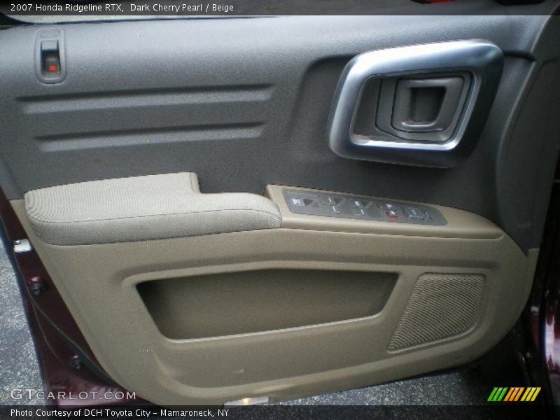 Dark Cherry Pearl / Beige 2007 Honda Ridgeline RTX