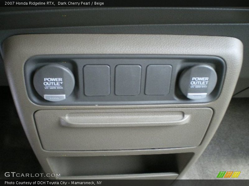 Dark Cherry Pearl / Beige 2007 Honda Ridgeline RTX