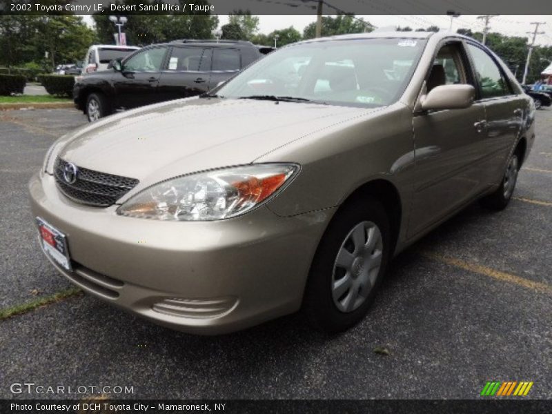 Desert Sand Mica / Taupe 2002 Toyota Camry LE