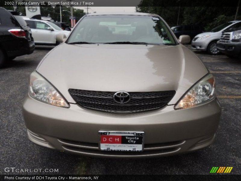 Desert Sand Mica / Taupe 2002 Toyota Camry LE