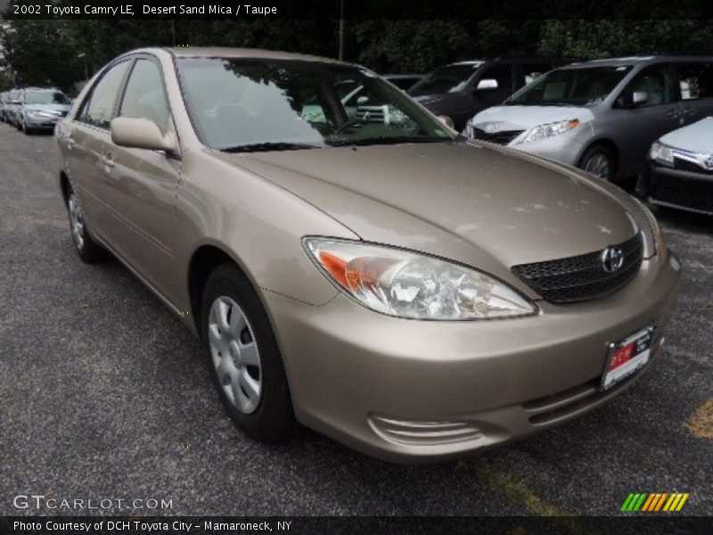 Desert Sand Mica / Taupe 2002 Toyota Camry LE
