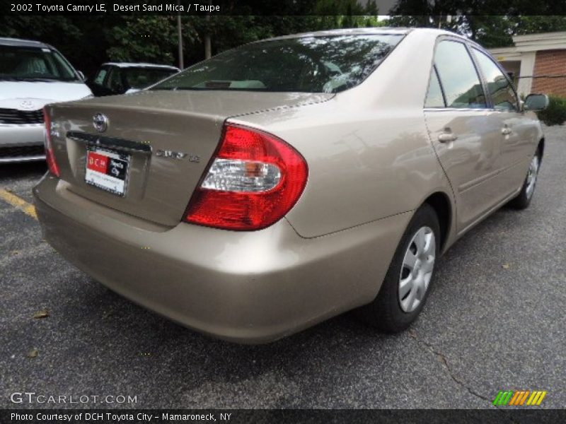 Desert Sand Mica / Taupe 2002 Toyota Camry LE
