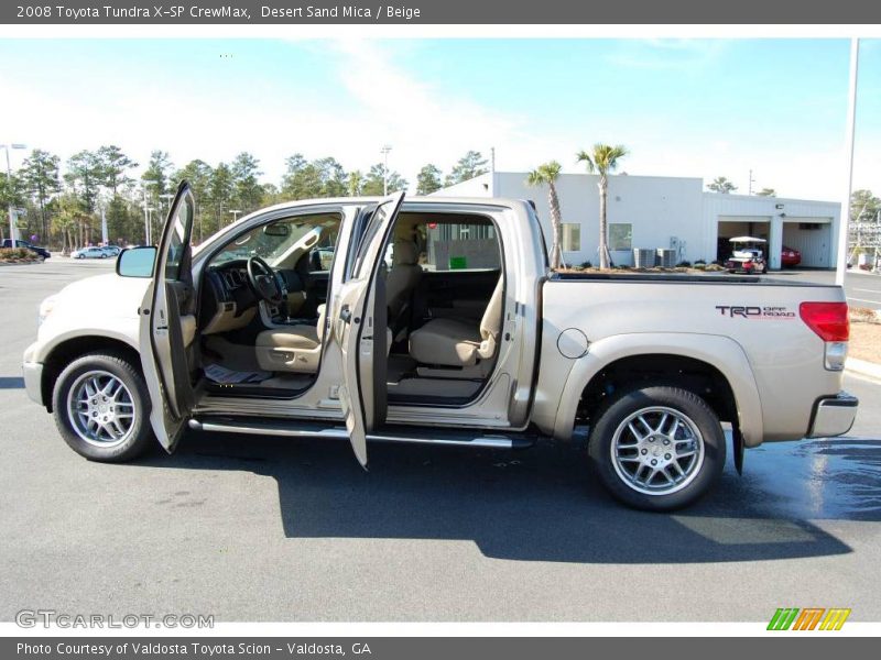 Desert Sand Mica / Beige 2008 Toyota Tundra X-SP CrewMax