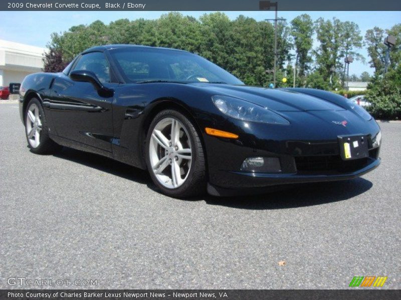 Black / Ebony 2009 Chevrolet Corvette Coupe
