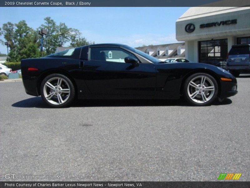 Black / Ebony 2009 Chevrolet Corvette Coupe