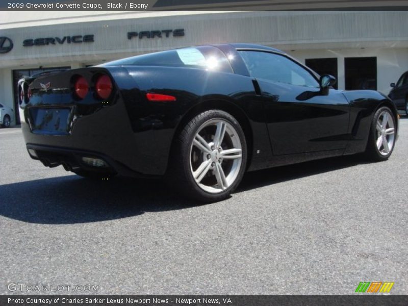Black / Ebony 2009 Chevrolet Corvette Coupe