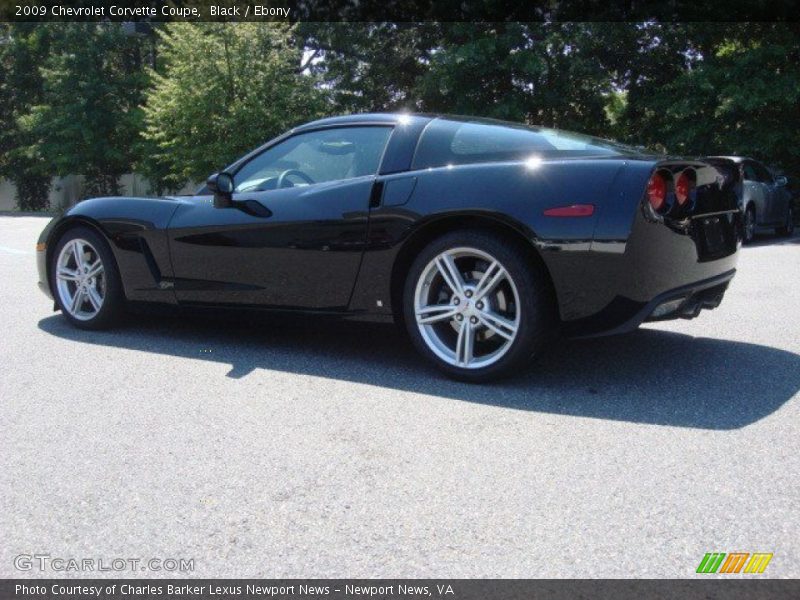 Black / Ebony 2009 Chevrolet Corvette Coupe