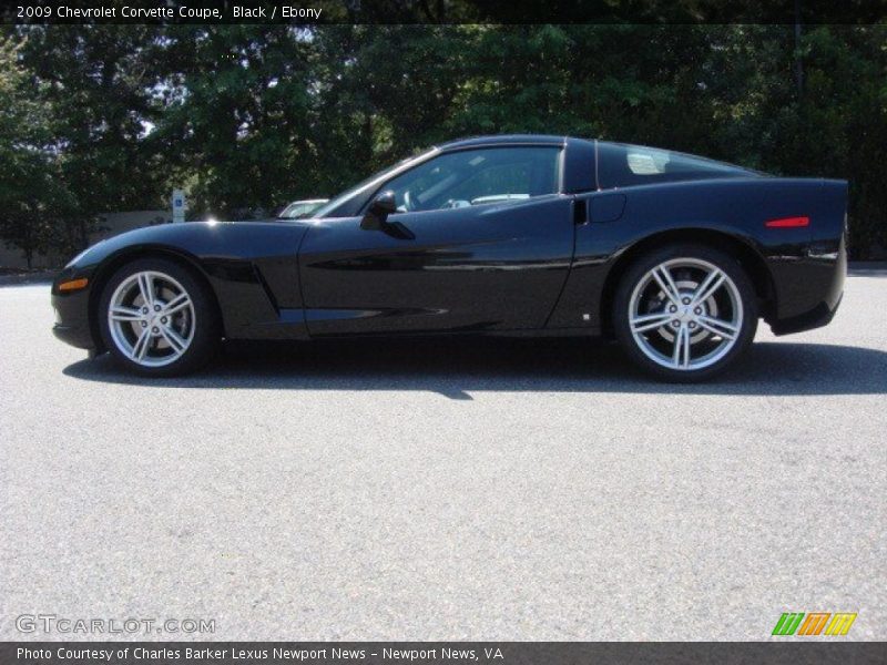 Black / Ebony 2009 Chevrolet Corvette Coupe