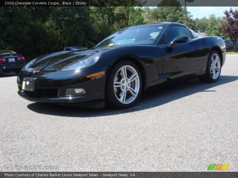 Black / Ebony 2009 Chevrolet Corvette Coupe