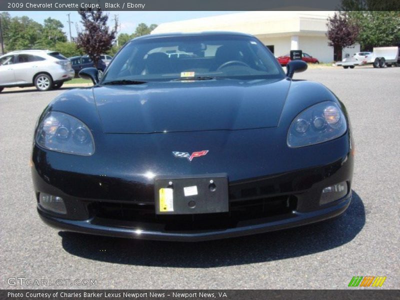 Black / Ebony 2009 Chevrolet Corvette Coupe