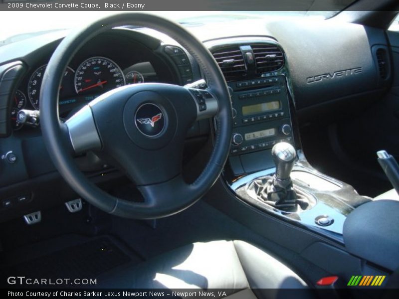 Black / Ebony 2009 Chevrolet Corvette Coupe