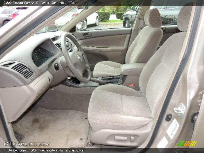 Desert Sand Mica / Taupe 2002 Toyota Camry LE