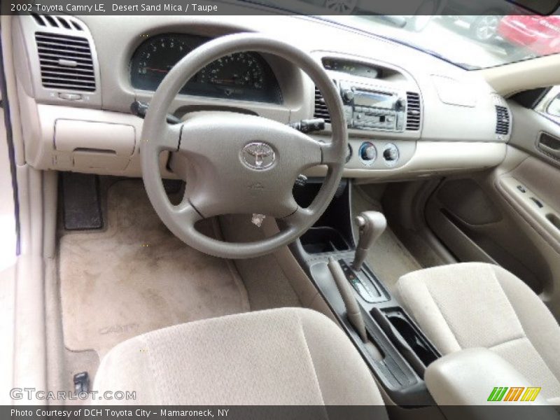 Desert Sand Mica / Taupe 2002 Toyota Camry LE