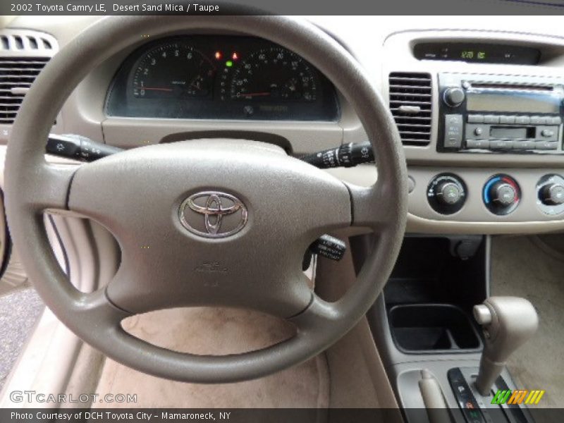 Desert Sand Mica / Taupe 2002 Toyota Camry LE