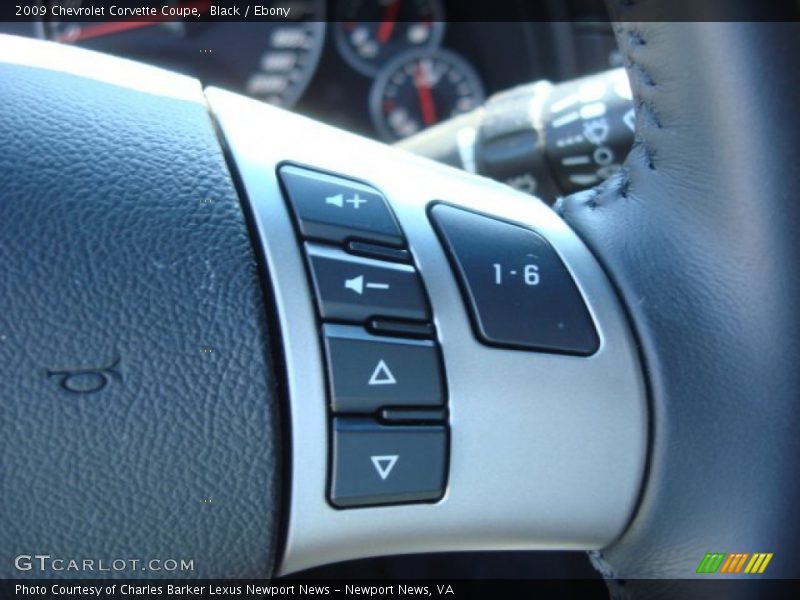 Controls of 2009 Corvette Coupe