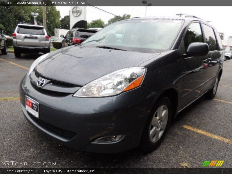 Slate Metallic / Taupe 2010 Toyota Sienna XLE