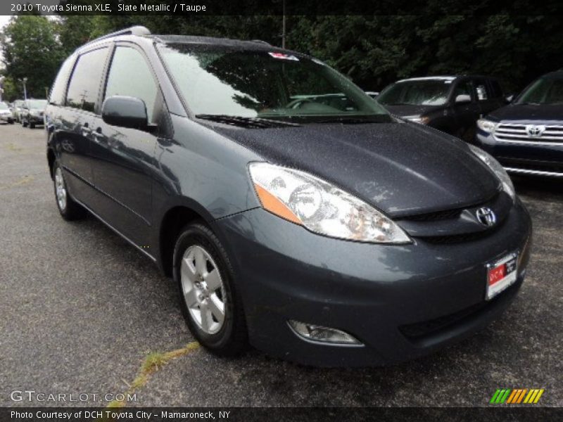 Slate Metallic / Taupe 2010 Toyota Sienna XLE