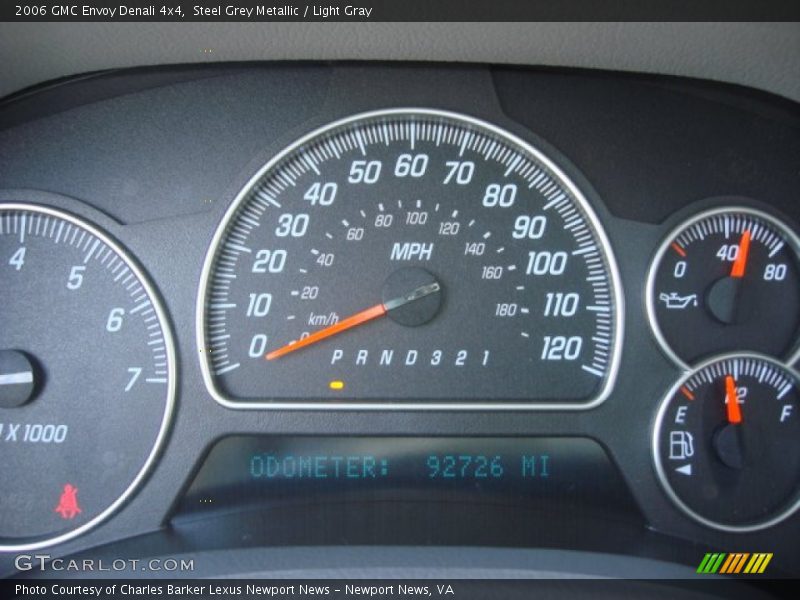Steel Grey Metallic / Light Gray 2006 GMC Envoy Denali 4x4