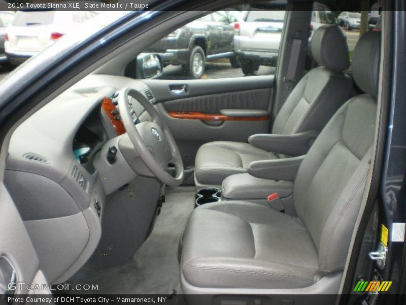 Slate Metallic / Taupe 2010 Toyota Sienna XLE