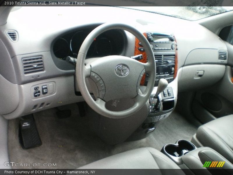 Slate Metallic / Taupe 2010 Toyota Sienna XLE
