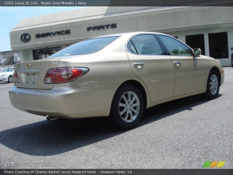 Mystic Gold Metallic / Ivory 2003 Lexus ES 300
