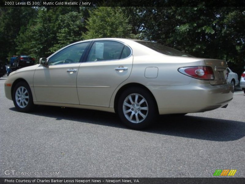 Mystic Gold Metallic / Ivory 2003 Lexus ES 300