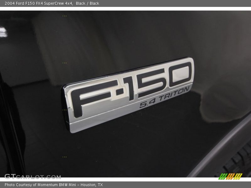 Black / Black 2004 Ford F150 FX4 SuperCrew 4x4