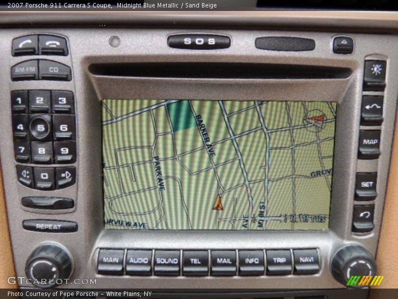 Navigation of 2007 911 Carrera S Coupe