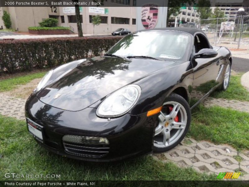 Basalt Black Metallic / Black 2006 Porsche Boxster S