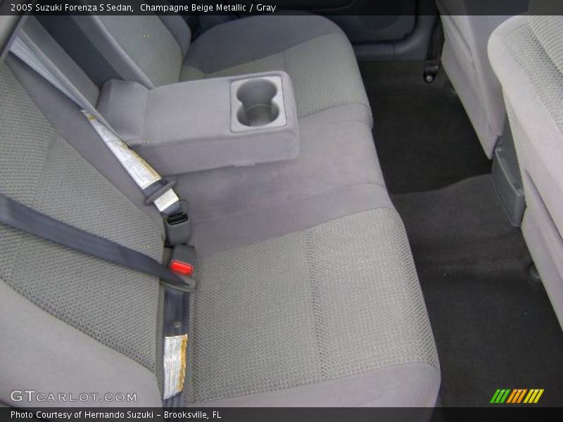 Champagne Beige Metallic / Gray 2005 Suzuki Forenza S Sedan