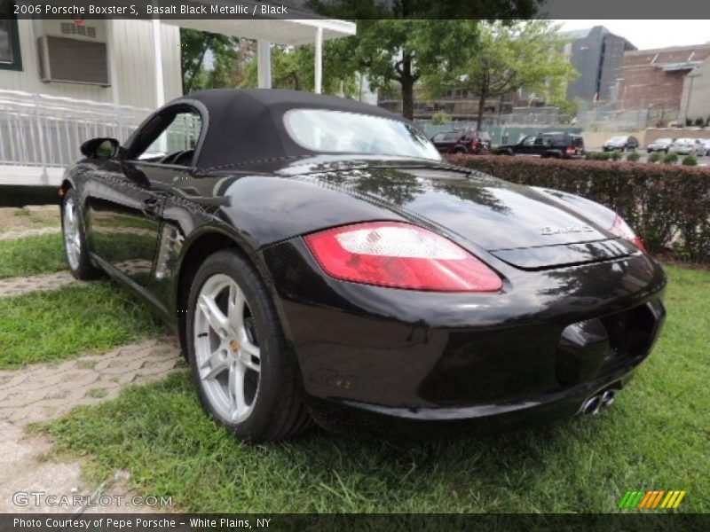 Basalt Black Metallic / Black 2006 Porsche Boxster S
