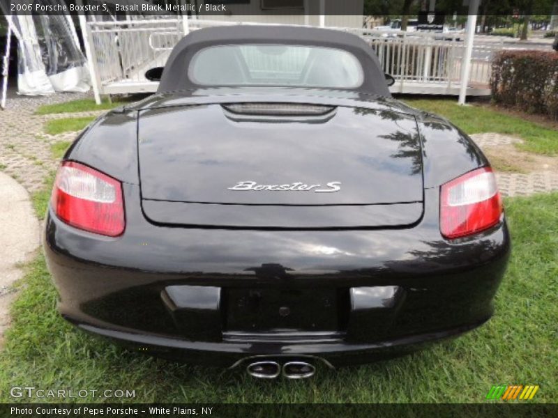 Basalt Black Metallic / Black 2006 Porsche Boxster S