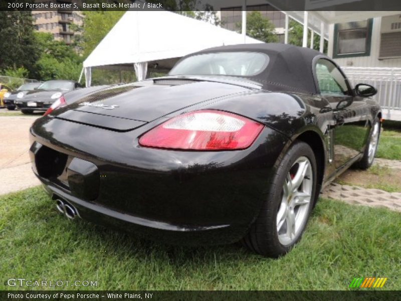 Basalt Black Metallic / Black 2006 Porsche Boxster S